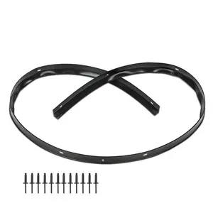 Fit For 08-22 Dodge Challenger Front Fascia Bumper Hood Weatherstrip Seal &Rivet Car Cover