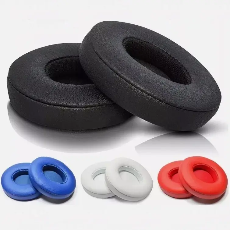 TekDeals Replacement Ear Pads Cushions - Left/Right Sets with Memory Feature for Solo 2, Solo 3 Wireless/Wired Headphones, 4 Colors, Headphone Accessories