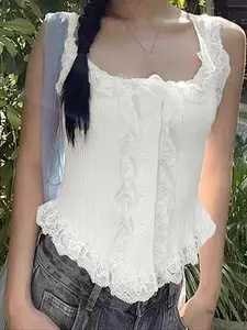 Women's Solid Color Simple Neckless Long Sleeve Pullover Sweater, Casual Style Knitted Top for Spring & Autumn, Versatile & Stylish Ladies Apparel