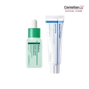 [TikTok Exclusive] [Centellian24] Oil Balance Duo | Madeca Azelaic Acid 10+ Calming Serum 30ml + Hydra Calming Cream 50ml | Instant Redness Relief & Sebum Control Set | Cooling & Pore Clearing Routine | Korean Skincare