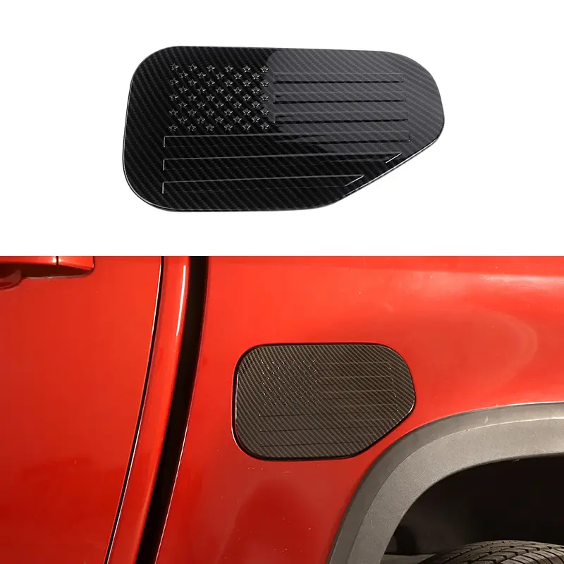Car Exterior Gas Door Trim Decals - Decorative Cover Cap for 2014-2022 Chevy Colorado, GMC Canyon Fuel Tanks, Car Detailing Products, Exterior Accessory, Cars Accessories