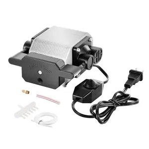 VEVOR Air Assist, TikTokShopBlackFriday, Adjustable 30 L/min Airflow, Air Assist Pump Kit for Laser Cutter and Engraver, Clear Smoke and Dust, Reduce Surface Temperature, Shield Laser Lens, for Laser Engraving Wood Metal