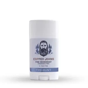 Copper Johns Beard Company The Hunt Fine Deodorant - All Natural, Unscented, 2.7 oz - Tea Tree, Hair Care