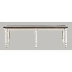 Madison County Rustic Reclaimed Solid Wood Farmhouse 54" Dining Bench