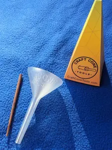 Craft funnel kit for kitchen & garden enthusiasts by Craft Cone Tools with Stand