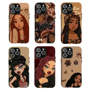 Y-Y2k American Sweetheart Style Phone Case,B.r.a.t.z Girl Phone Case, Compatible with iPhone X, 11, 12, 13, 14, 15, 16, 17 & more