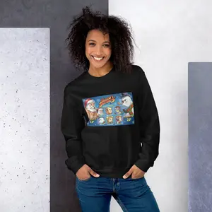 Men's/Women's Santa Christmas Holiday Themed Graphic Sweatshirt