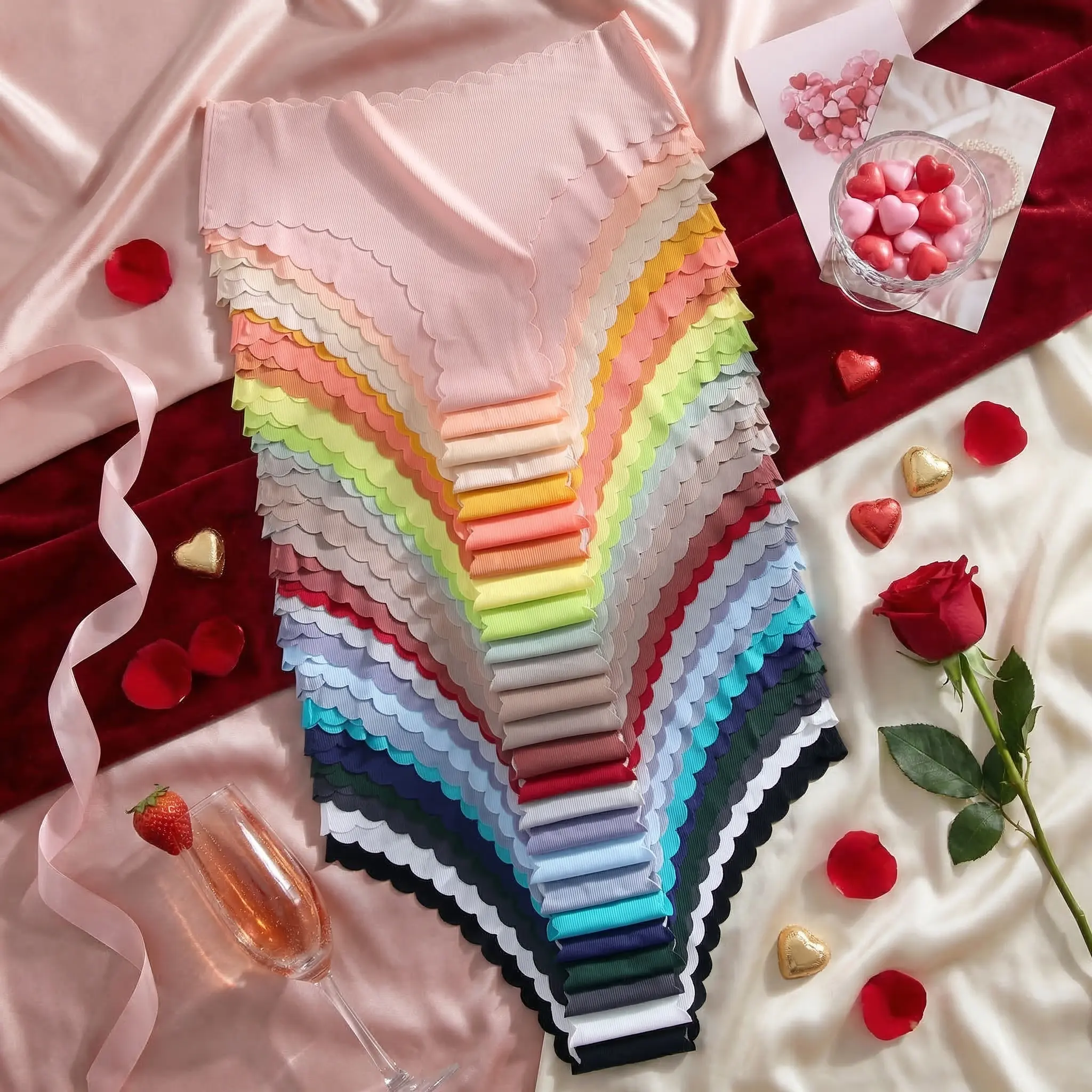 7/16/25/32 Pack, Soft & Comfy Seamless Bikini Panties for Women - Mixed Colors, for Yoga for GYM for Active, Everyday Underwear Basics：