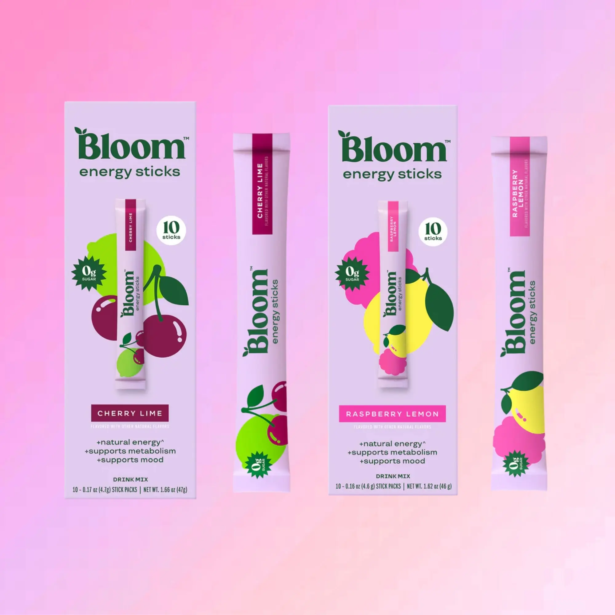 Raspberry Lemon + Cherry Lime