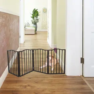 Modern Folding Dog Gate for Doorways & Stairs