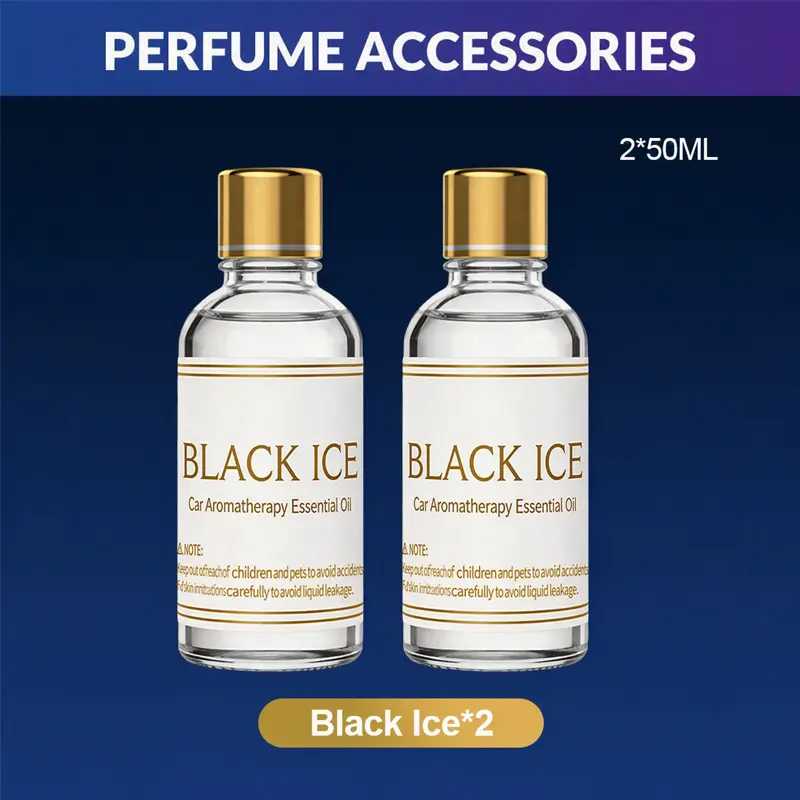Smart Diffuser Fragrance Core Car Scents, 2 Counts Unisex 2x50ml Car Aromatherapy Refill Liquid, Automotive Interior Accessory Perfume