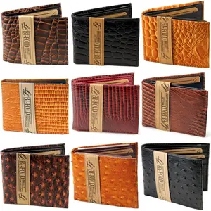 New Mens Bifold Genuine Leather Wallet Multi Pockets Fashion IDs Billfold Cards
