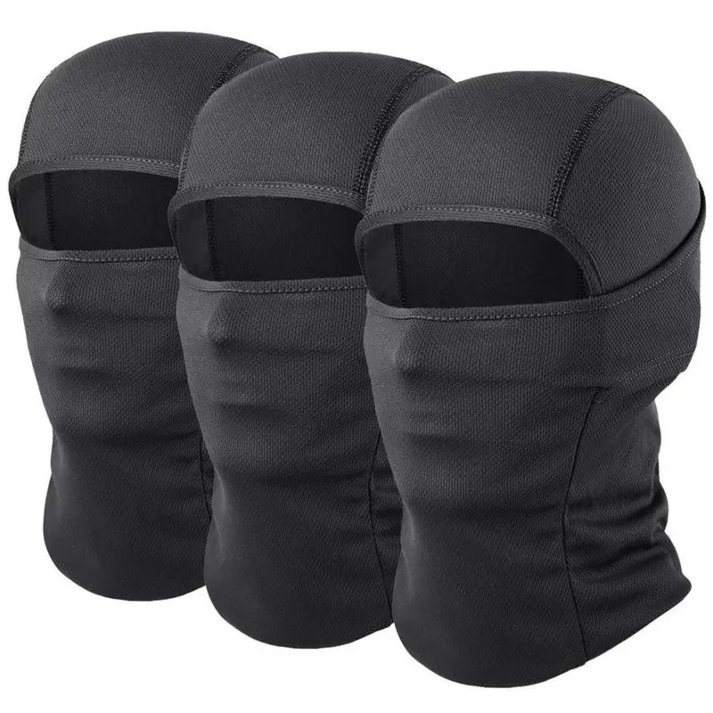 3 Counts/Set Breathable Full Face Mask – Sports Balaclava Hat Quick-Dry Cool Face Scarf | Outdoor Protective Gear for Motorcycle Cycling Racing Skiing Men & Women