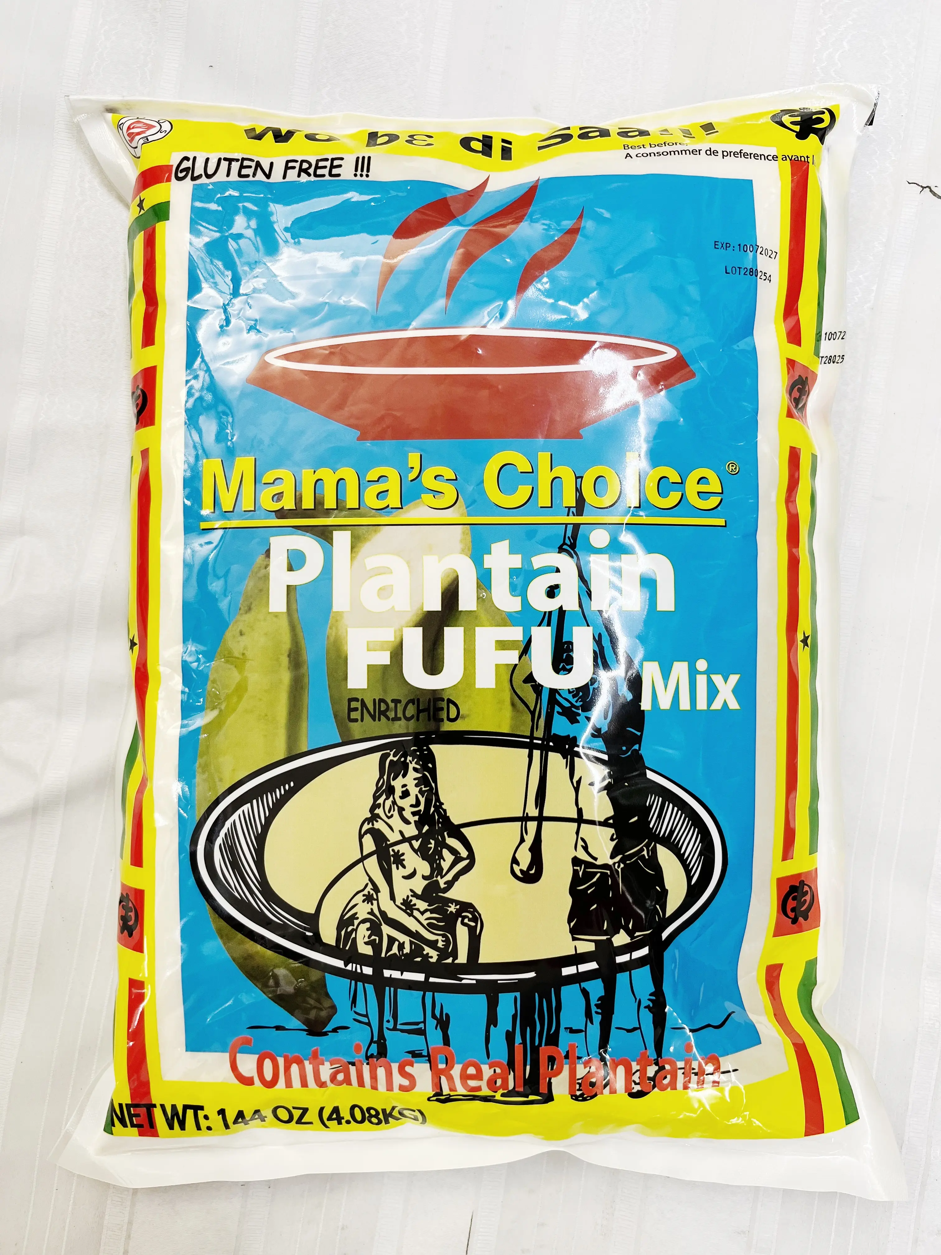 Mama’s Choice Plantain Fufu Mix 4.08 KG Mama’s Choice Plantain Fufu Mix 4.08 KG