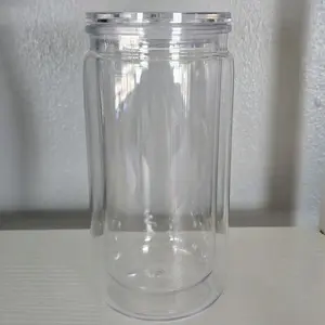 16 oz Snowglobe Acrylic Tumbler w/ UV DTF Wrap | Custom Design