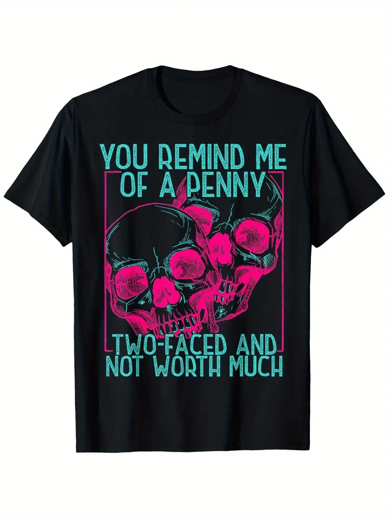 Funny Penny Quote T-Shirt - _You Remind Me of a Pe unisex soft cotton short sleeve t shirt, vintage graphic casual tee for men women teens, perfect birthday holiday gift for camping travel gym daily street casual wear