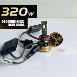 2 PCS T120 Pro Car LED Headlights Ultra Bright, H4 H7 H11 9005 9006 9012 Fog Lights, 6500k Automotive Lighting, Canbus Auto Lamp