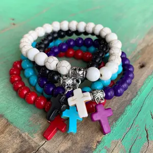 Dangle Cross Faith Bracelet