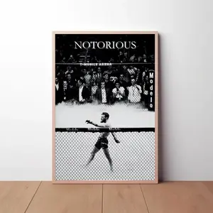 Conor Mcgregor Poster, UFC Poster, UFC, Sports Poster, Fighter poster, Wall Decor, Wall Art, MMA, Sport Motivation