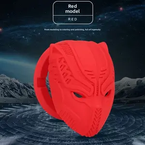 Click Start Button Protective Cover Sticker Red Model Scratch Resistant Wear Resistant Decorative Decal DIY Tool Free Easy Install Universal Fit for Various Car Models