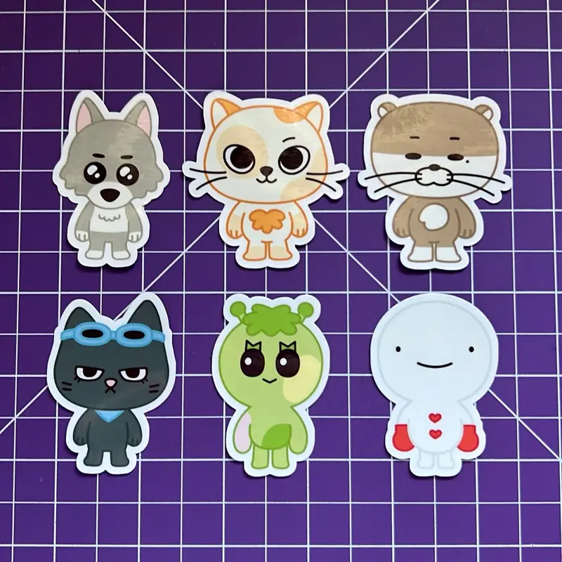 BND Kpop Sticker Packs - Glossy and Holographic Versions