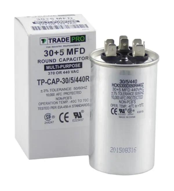 TRADEPRO TP-CAP-30/5/440R - RUN CAPACITOR 30/5/440R TRADEPRO TP-CAP-30/5/440R - RUN CAPACITOR 30/5/440R