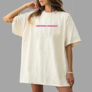 Certified Crashout T-Shirt – Princess Graphic Tee, Trendy Streetwear Shirt for Women & Girls, Trendy Casual Outfit