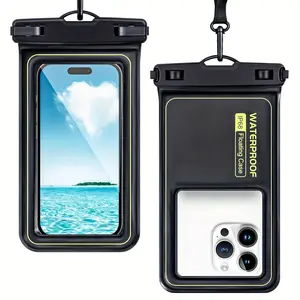 Floating Waterproof Phone Case with Lanyard, 1pc Universal Waterproof Phone Case, Suitable for Swimming, Rowing, Kayaking Adventure