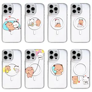 Cute Capybara & Panda MagSafe Phone Case | Kawaii Cartoon Animal Art Cover For iPhone
