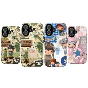 Cute HIRONO Phone Case, Kawaii Art Toy Aesthetic Gift, Designed for iPhone 11-17 Pro Max/Plus & Samsung Galaxy S23-S25
