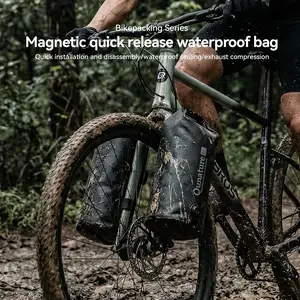 Bike Magnetic Front Fork Bag Waterproof Bike Pannier Bag for Mountain Bike Accessories