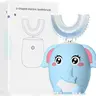 Kids Electric U Shaped Toothbrush Children Rechargeable Sonic Toothbrush Toddler baby toothbrushes Full Mouth 6 Cleaning Modes Oral hygiene
