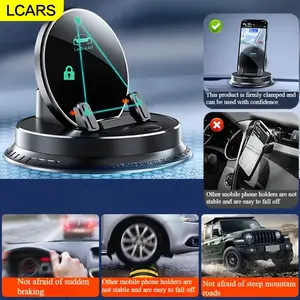 Car Dashboard Phone Holder, Multi-Functional Smart Sensor Stand, USB Charging Mount, Wireless Car Charger, 360 Degree Rotation