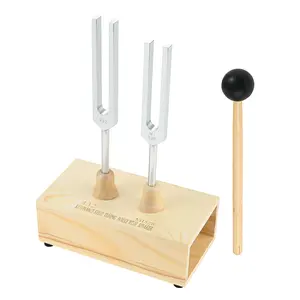 Resonant Tuning Fork Set, 432hz & 528hz Musical Instruments Accessories, Ideal for Yoga Meditation Relaxation Healing