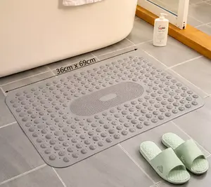 High-Grip Anti-Slip Shower Mat 27"x14" Non-Slip Quick-Dry Eco-Friendly Minimalist Design for Bathroom Safety Absorbent Set