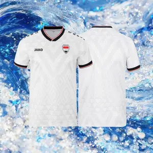 2026 Iraq Home White Away Green Third Black Short Sleeve Soccer Jersey