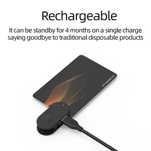 AceCard Wallet Tracker, 1.9mm Ultra Thin Worldwide Tracker, Apple Find My Compatible, Digital NFC Business Card & RFID Blocker Gps