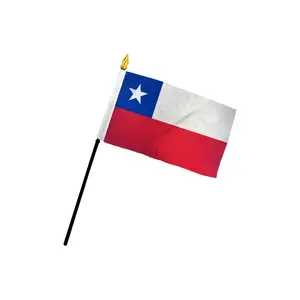 Chile 4x6in Stick Flag