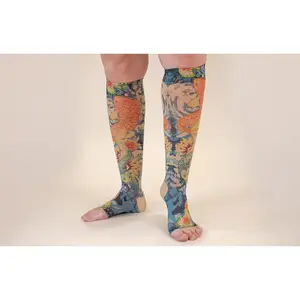 Koi Beige Gradient Compression Socks