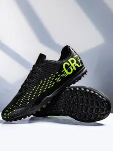 Professional men’s TF short-stud soccer shoes, anti-slip high-top training boots for outdoor sports and matches, durable artificial grass football cleats