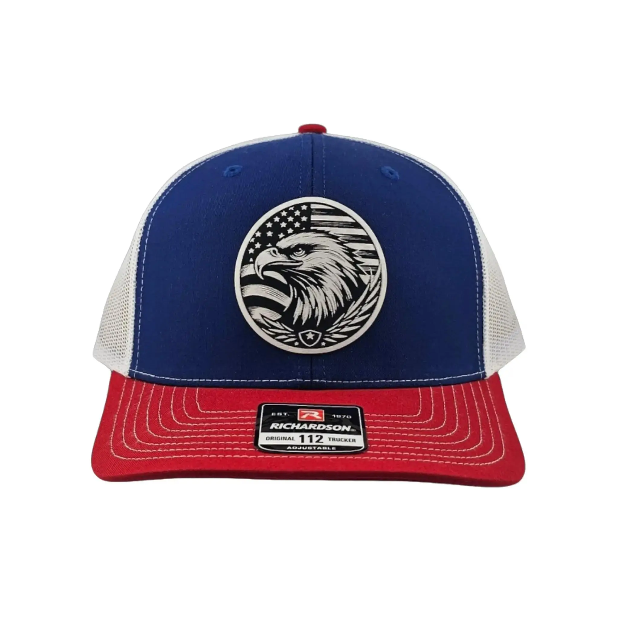 Patriot Eagle American Flag, Richardson 112 Snapback Trucker hat