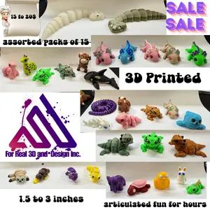3d printed Small animal and reptile littles collection. Collect them all!
