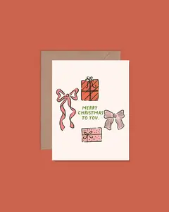 Merry Christmas To You Greeting Card - Holiday Greeting Card