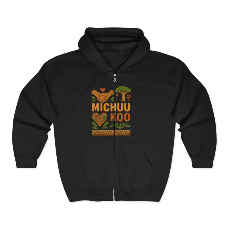 Michuu Koo Nature-Inspired Unisex Zip Hoodie, Cozy Outdoor Sweatshirt, Gift for Adventurers, Nature Lovers, Eco-Friendly Apparel, [...]