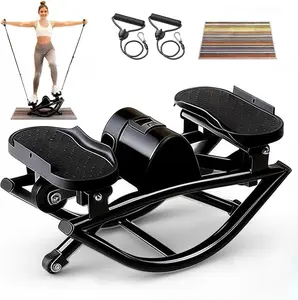 Low-impact swing U-shaped stepper with 3D lateral movement, stepper with counter and elastic pull rope, including 70 x 40 cm anti-slip pad, fitness equipment suitable for homes, apartments and student dormitories Powerful Peak 20" Fat Tire Electric Bike