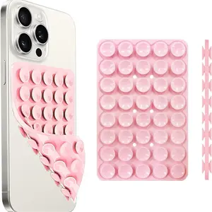 Double Sided Silicone Suction Cup Phone Holder – Hands-Free Strong Grip Mount for Selfies and Videos, Phone Accessories (1 Pack)