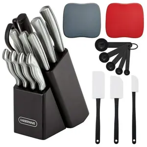 22-Piece Stainless Steel Knife & Utensil Set — Everything You Need to Cook Faster, Cleaner, and With Confidence