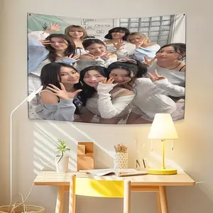 twice style tapestry, suitable for game rooms, dormitories, music lovers - easy to install, perfect gift, ideal home decoration. Ideal for holidays, birthdays, Halloween, anniversaries.