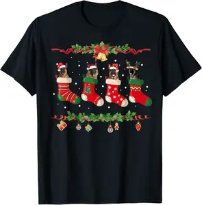 German Shepherd Christmas Shirt Stocking Dog Xmas Gift T-Shirt - Karlagarz Shop 63B08J12PTTP