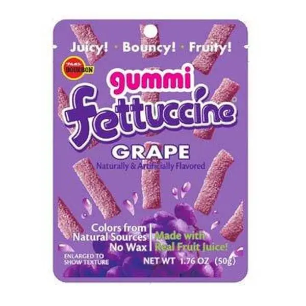 Bourbon Fettuccine Grape - 50g